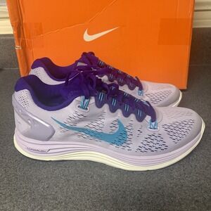NEW Nike Women Lunarglide 5 ~ Size 8 Violet Frost #599395-545